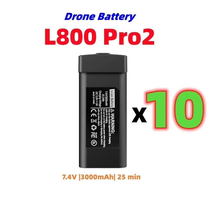 JHD L800 Pro2 bateria do drona 7.4V 3000mAh do oryginalnego drona LYZRC L800 Pro2 L800 PRO 2 bateria akcesoria drona zdalnie sterowanego sprzedaż