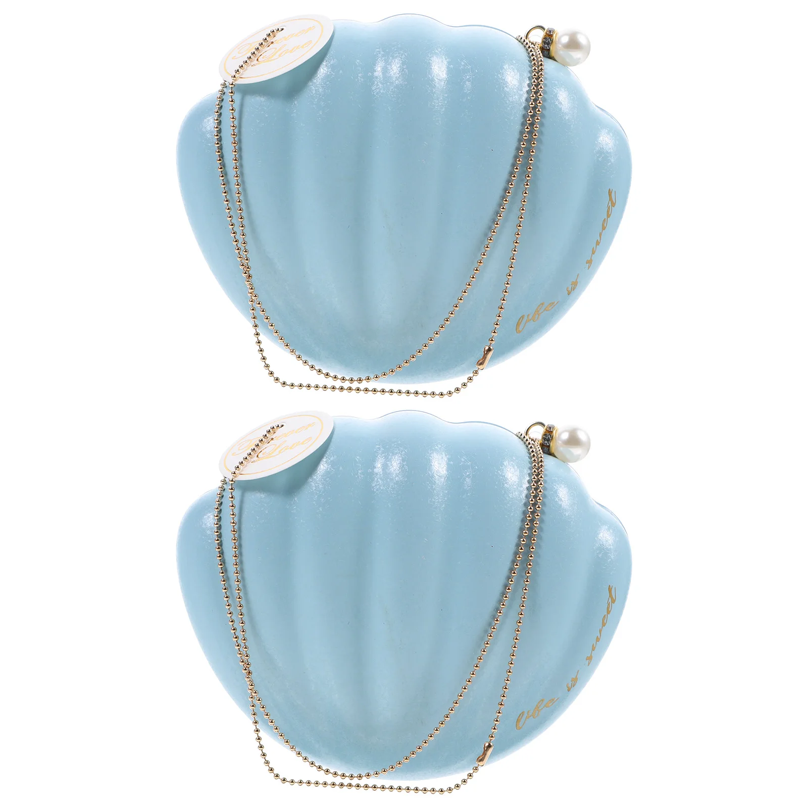 

Sky blue Shell Shape Tinplate Metal Boxes Wedding C y Container Party Favor Box Creative Storage Snack Holder C ies Packaging