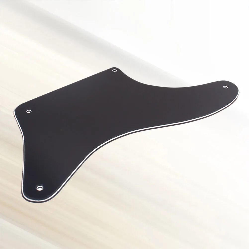 

3 Ply PVC Guitar Three-Layer Scratch Plate Bass Guardrail Replacement Parts Guitar Protection Plate For DIY Music