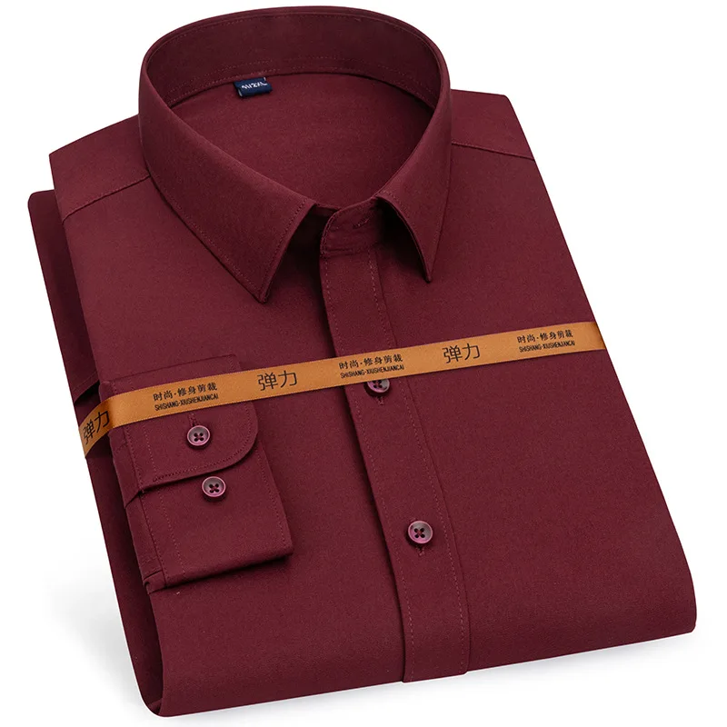 NONE Men Long Sleeve Shirt Solid 3