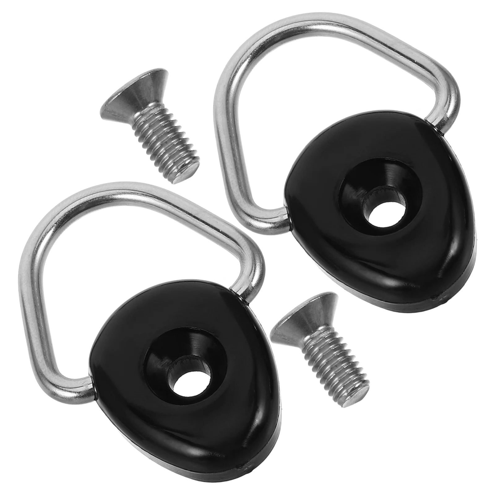 

2 Pcs Bracket Kayak D-ring Buckle 304 Stainless Steel Canoe Parts and Accessories