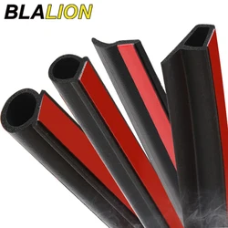 BLALION Car Door Seal Strip Auto EPDM Rubber Door Sealing Strips D P Z Type Noise Insulation Anti-Dust Car Seal Strong Adhesive