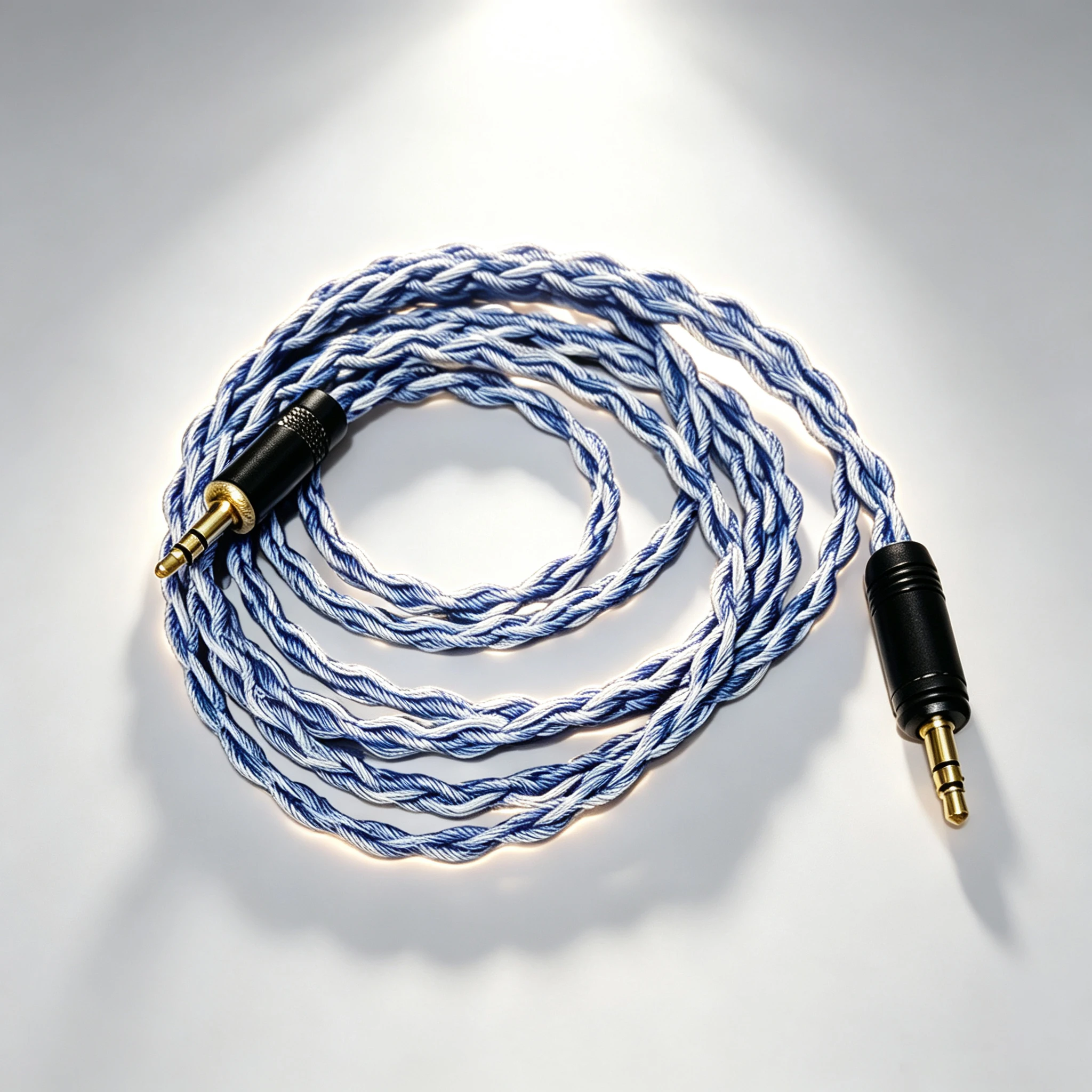 HiFi 7N OCC Litz Silver Plated Audiophile Headphone Upgrade Cable For Focal Azurys Hadenys Lensys