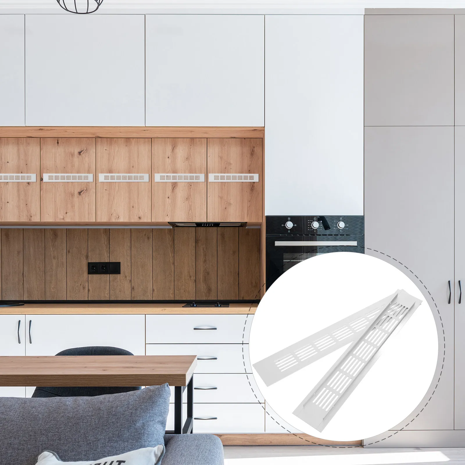 

2 шт. алюминиевые прямоугольные вентиляционные решетки для дверей шкафов, гардеробов, мебели, сетка для улучшения вентиляции и теплопроводности