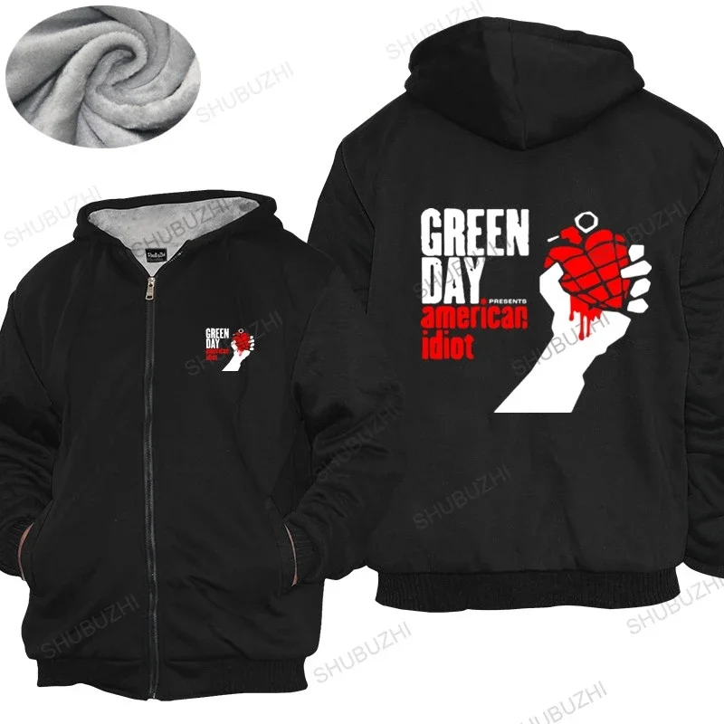 Homme hoodie winter men thick hoody Green Day ' AMERICAN IDIOT ALBUM COVER ' thick hoody - Nuevo y Oficial Mens thick hoody TOPS