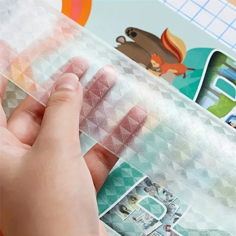 Reusable Textbook Covers,10-Pack Self-Adhesive Transparent Film-Pre-Cut,Extra Thick,Fits Standard Books,Protects from Spills
