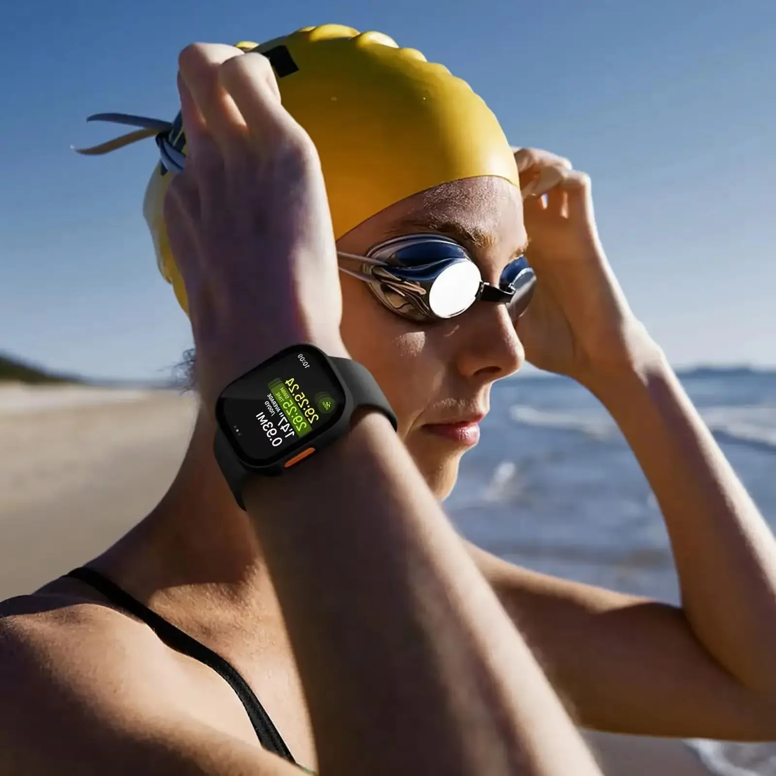 3 упаковки чехлов для Apple Watch 49 мм Ultra 2, защитная пленка для экрана iWatch, полностью защитные ультратонкие жесткие чехлы-бамперы для ПК, царапины