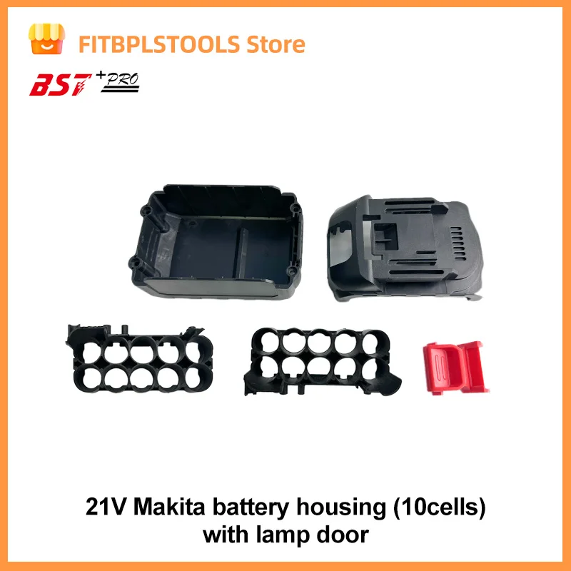 21V DC lithium battery shell lithium-ion battery charging protection board 5or10 batteries Housing bracket