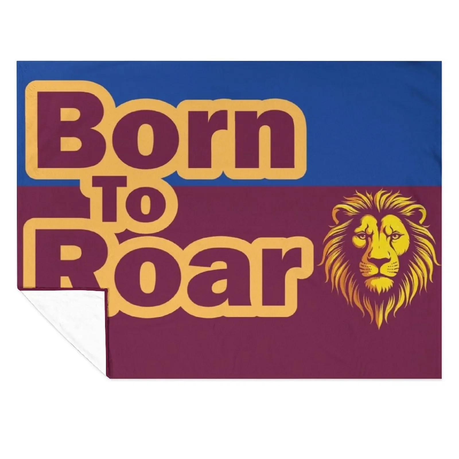 

Brisbane Lions Throw Blanket Sofa Quilt Heavy Blankets For Bed for babies Blankets