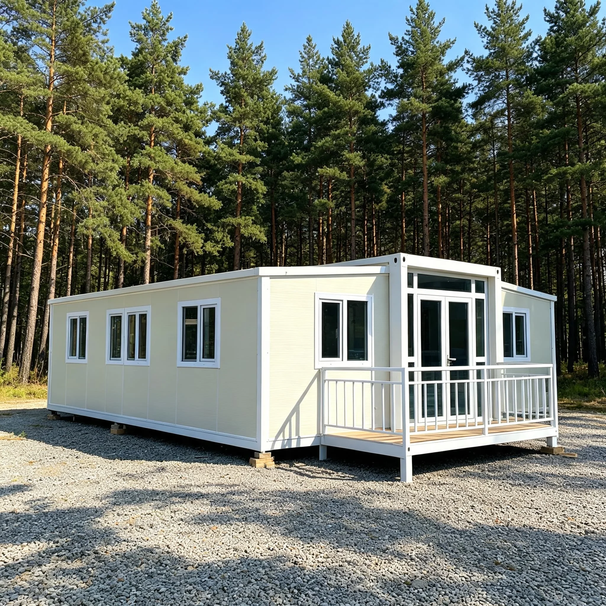 Expandable Container House Galvanized Steel Prefabricated Home Modular For Temporary Camp Housing