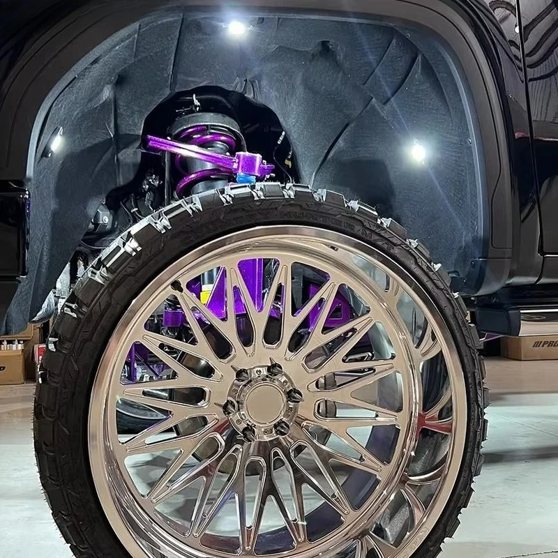 Forged  Alloy Deep Dish 22x12 24x12 26x14 Inch Wheel 8x180 8x165.1 6x139.7 Custom for F250  Pickup Truck Wheels