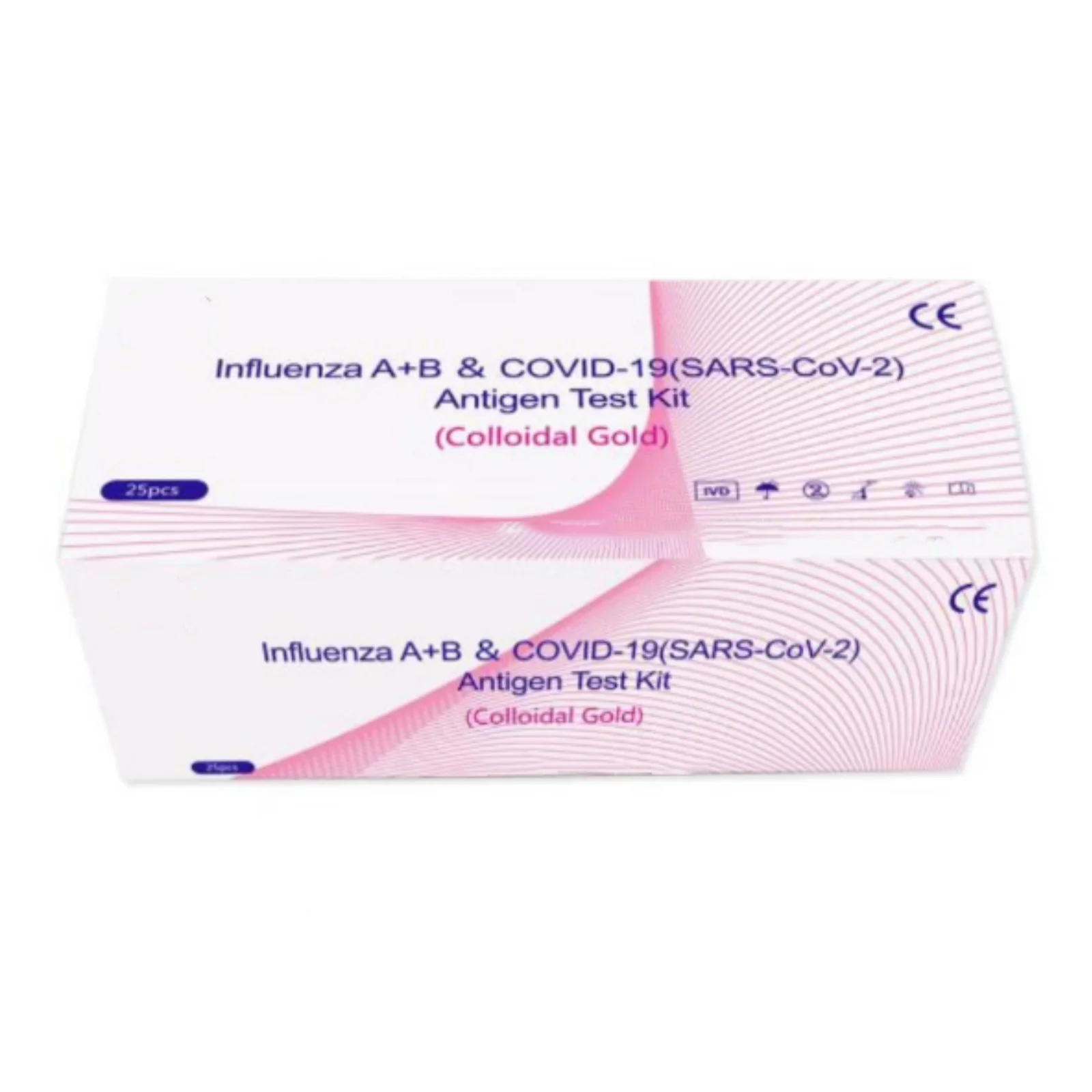 

Influ-enza AB + CO-VID19 (SA-RS-Cov-2) A-g Laboratory 25pcs per box