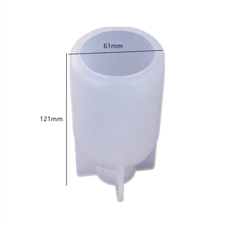 DIY Crystal Epoxy Resin Mold Led Night Light Lamp Holder Bottle Mirror Silicone Mold For Resin