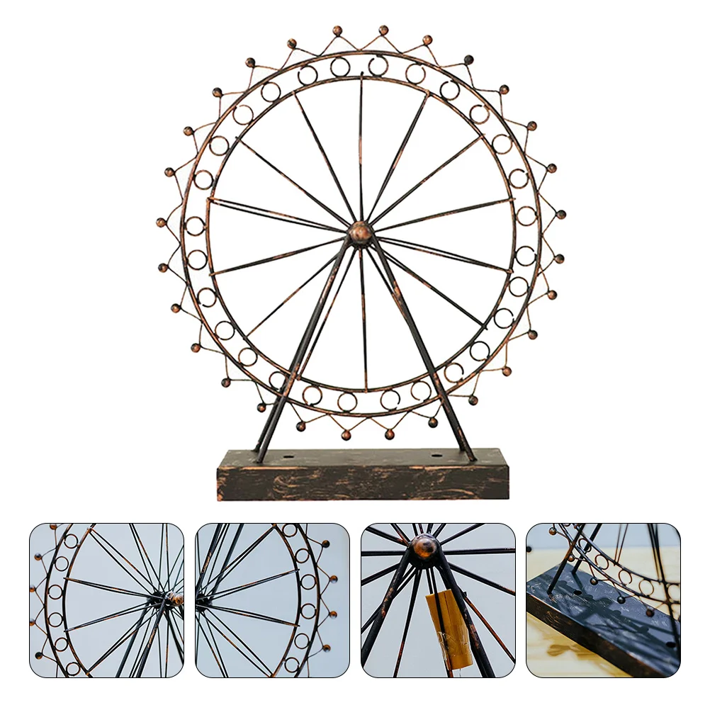 

1Pcs Unique Shape Sky Wheel Night Light Fine Details Comfortable Touch Household Bedside Lamp Without Brown