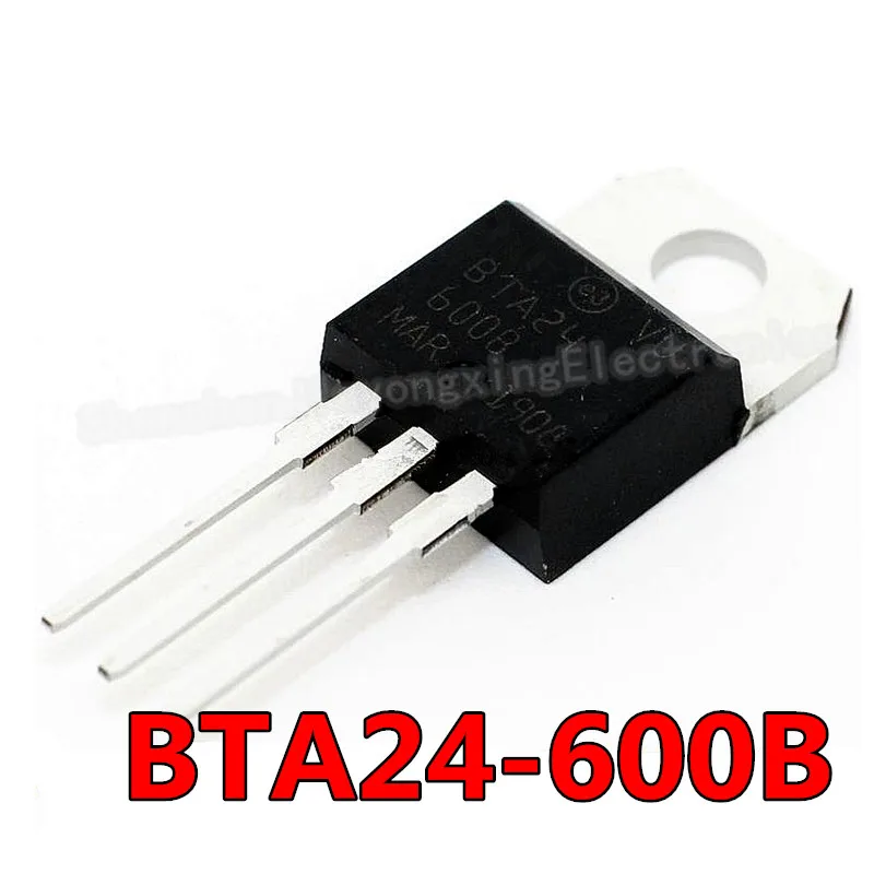 

10PCS BTA24-600B TO220 BTA24-600 TO-220 BTA24 24-600B