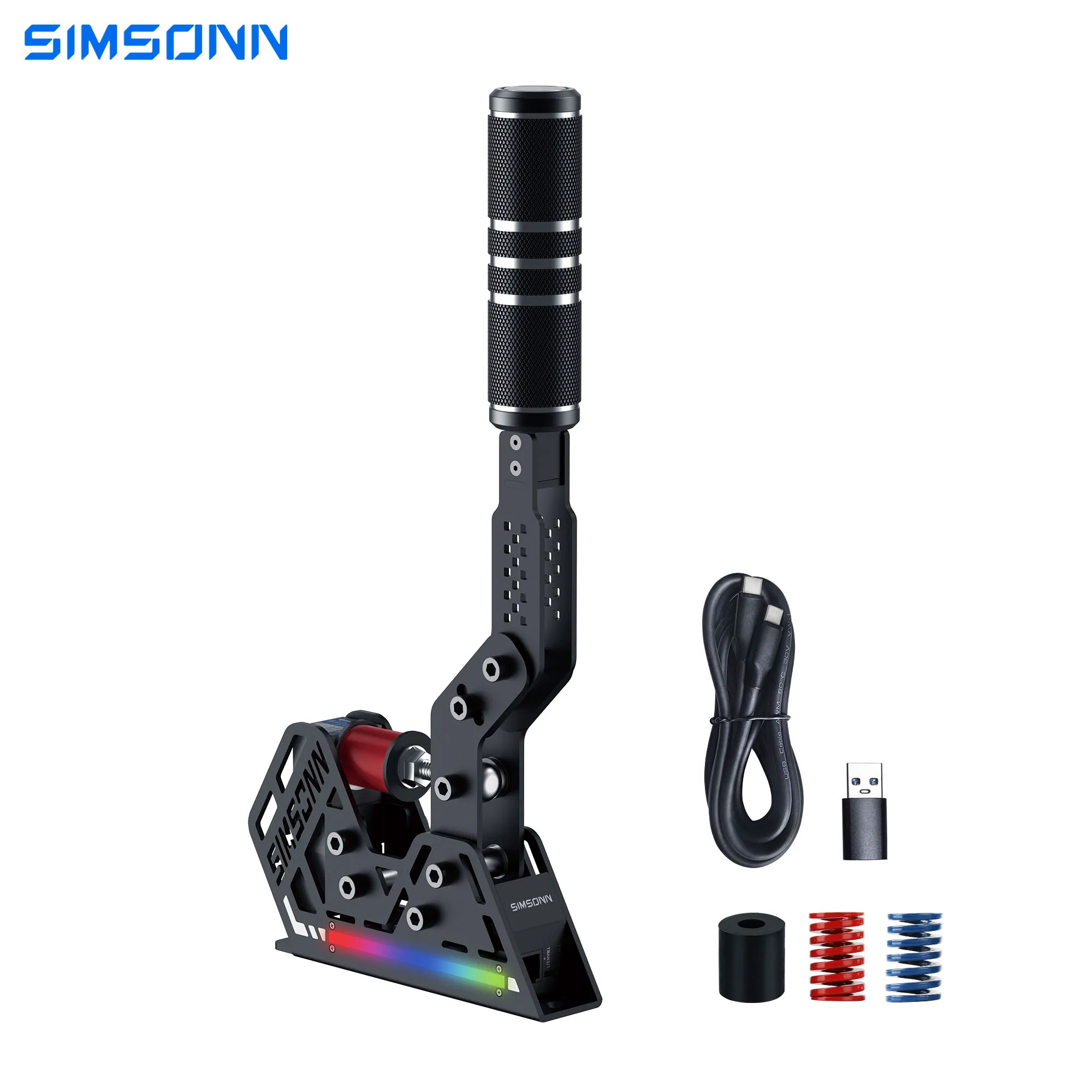 SIMSONN　ロードセル式USBサイドブレーキSIMドリフト　アセットコルサ等 SIMSONN HB Pro シムレーシングハンドブレーキ RGB レーシング