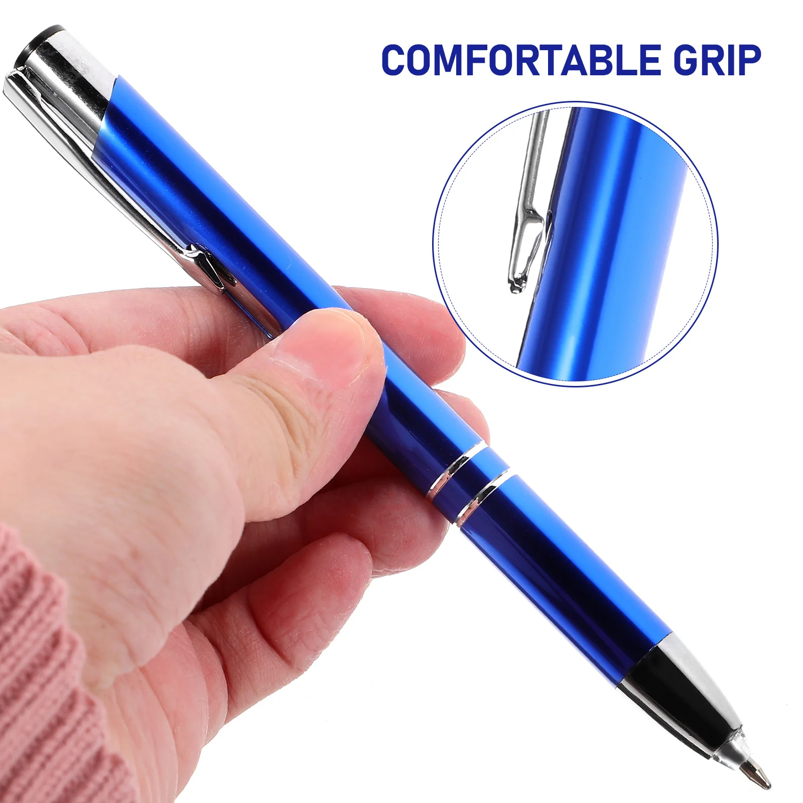 Lighted Ballpoint Pen Office Stationery Gift 2 1 for Nurses Iron with Sign Pens