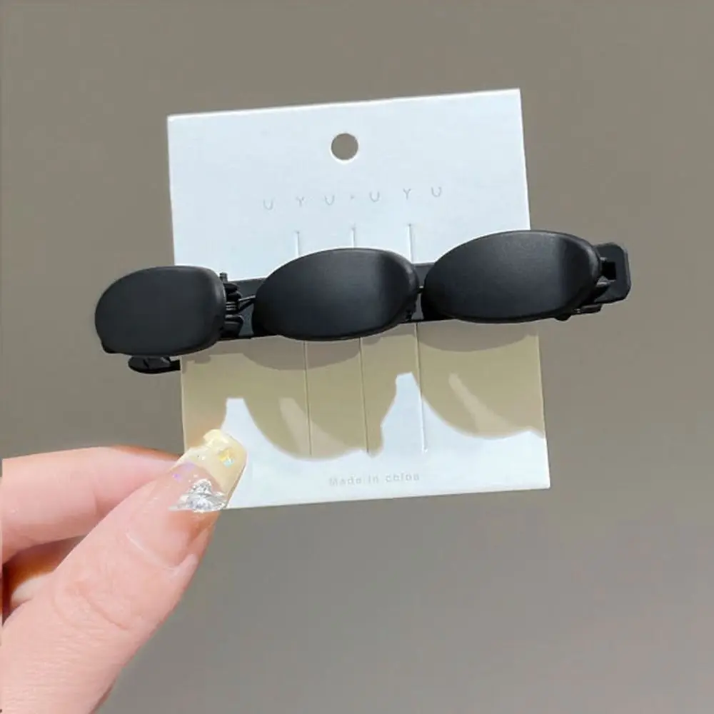 

Cute Side Barrettes Braided Hair Clip Plastic Korean Style Duckbill Clip Hairpin Headwear Bangs Clip Daily