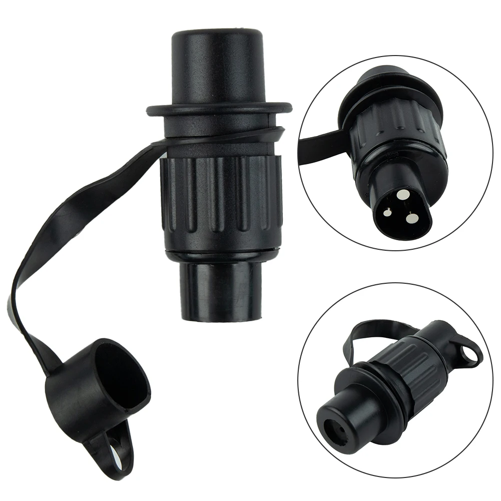 

12V 3Pins Electrical Cable Connector Plug Socket Trailer For Trailer Caravan Truck Trailer Plugs 3 Pole Plug Caravan Adaptor