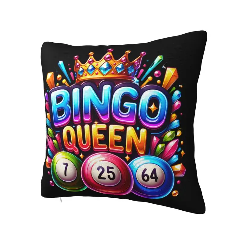 Modern Bingo Queen Throw Pillow Covers Decoration 3D Printing Sofa Cushion Cover Polyester Soft Pillowslip Dakimakura