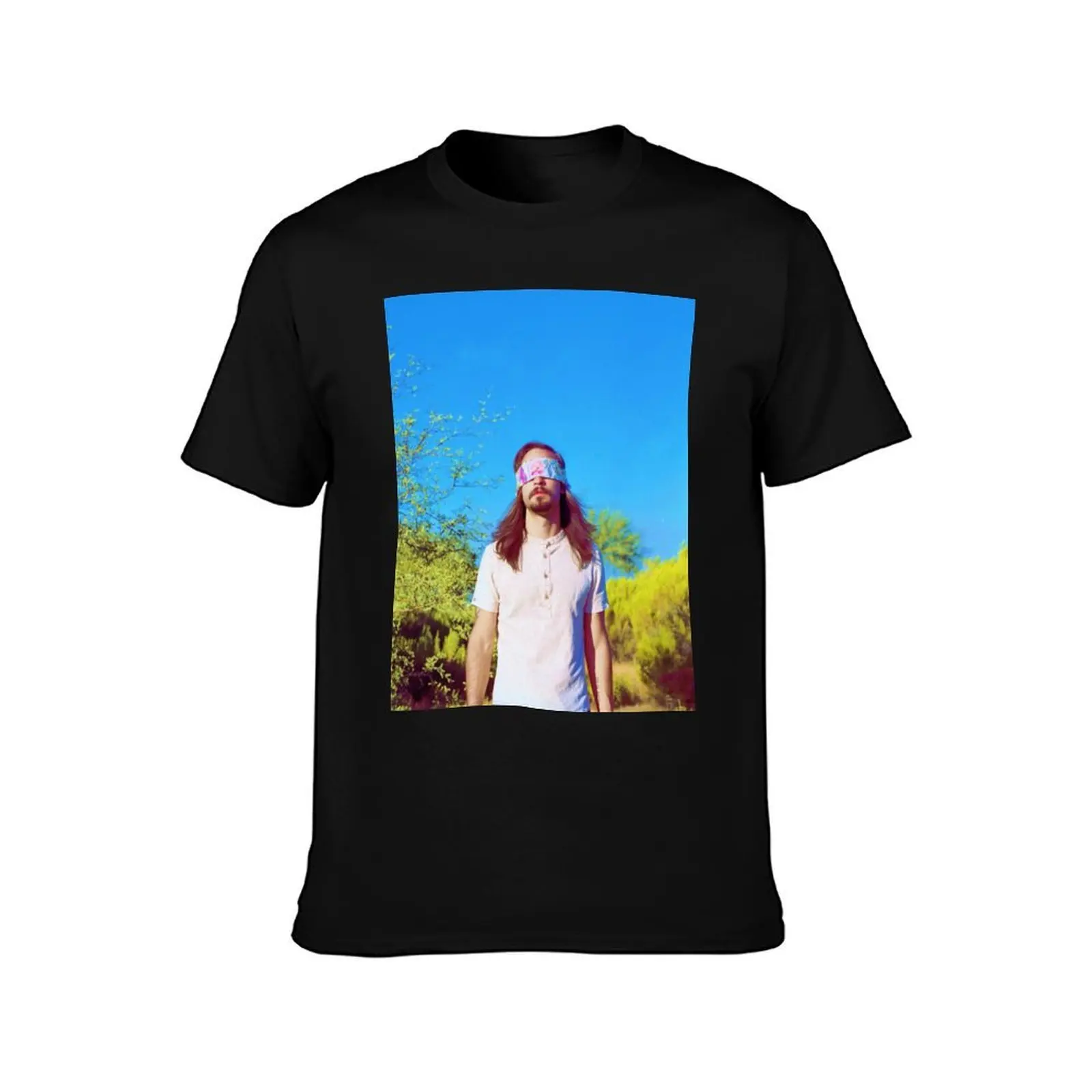 Blindfold T-Shirt Big Size Loose Fit Tee Shirt T-Shirt