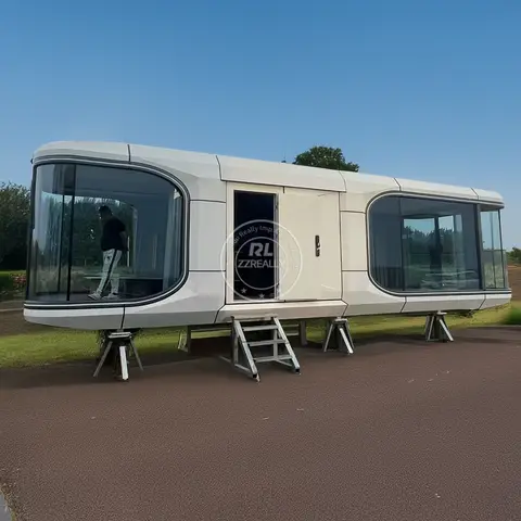 현대식 이동식 캡슐 하우스 고급 모바일 호텔 홈스테이 리조트 건물 즉시 배송 가능 모듈식 조립식 주택