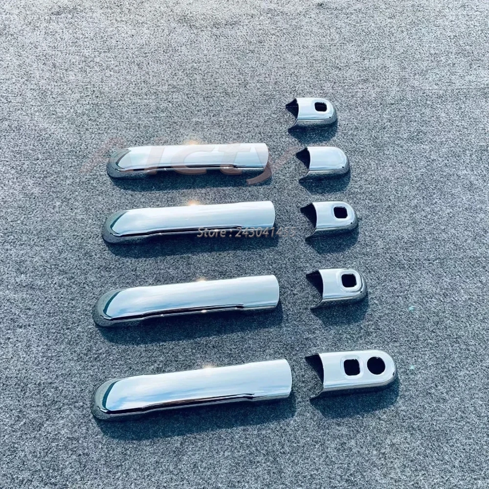 for Suzuki Solio MA27S MA37S 2020 2021 Chrome Car Door Handle Protection Cover Trim Frame Decoration Sticker Car Styling