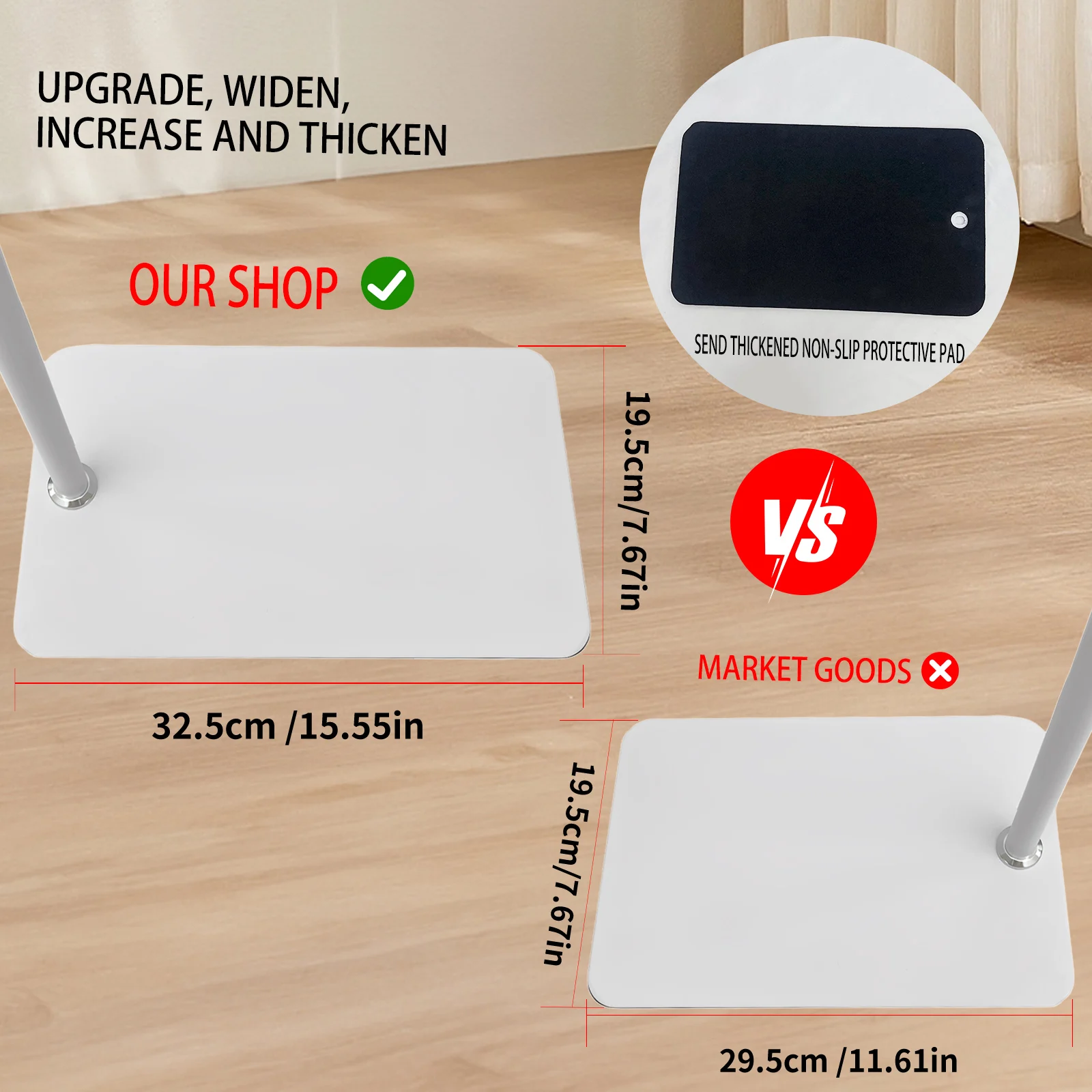 35inch 或 66inch Floor Stand for Hellobaby, Baby Optical Dxr-8/8 Pro, Eufy, Vava/Hipp and Nooie Baby Monitor, Cowlet and Motorola Baby Monition, Xiaomi Tp-Link for Other with 1/4