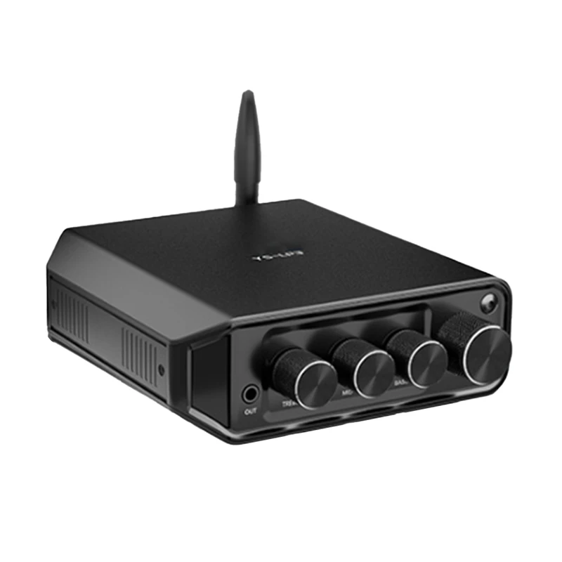 HiFi 2.0 Full Digital Audio Power Amplifier TPA3116D2 50Wx2 Bluetooth 5.4 Tonals Treble and Adjustment-A56M