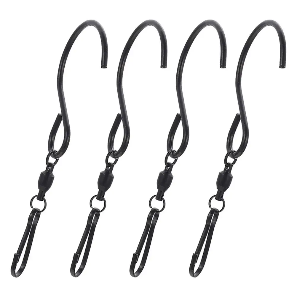

4PCS Stainless Steel Swivel Hooks for Hanging Flower Baskets Bird Feeders Wind Chimes Reusable Reliable