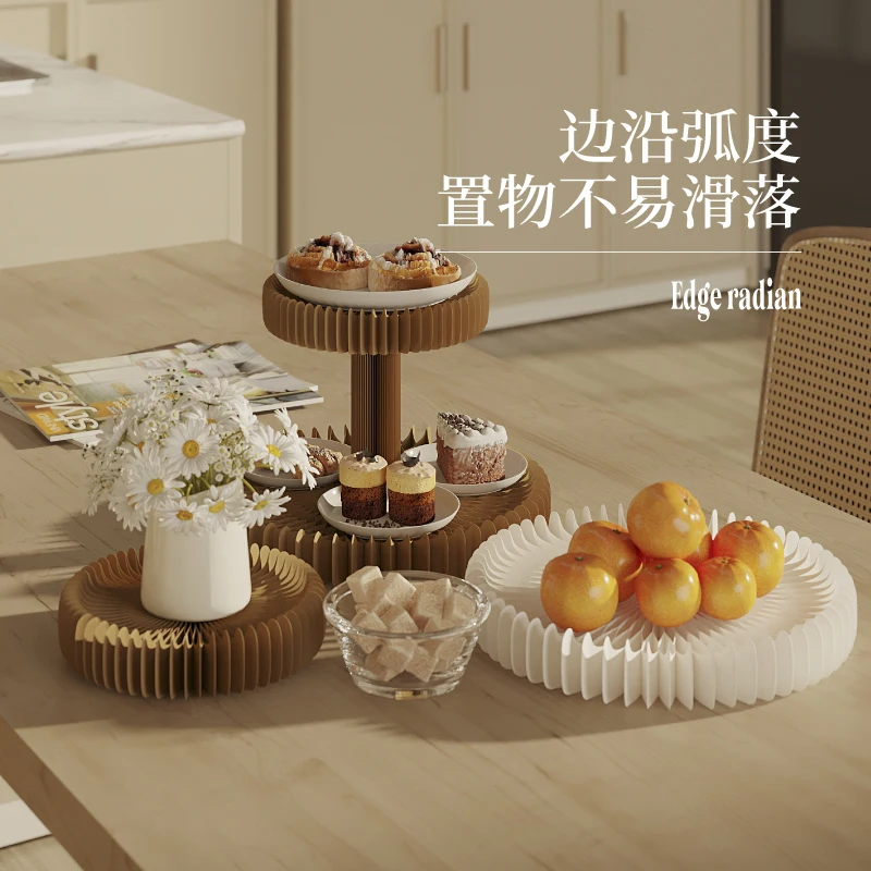 

Display Shelf Home Living Room Bedroom Storage Rack Countertop Round Decorative Display Rack