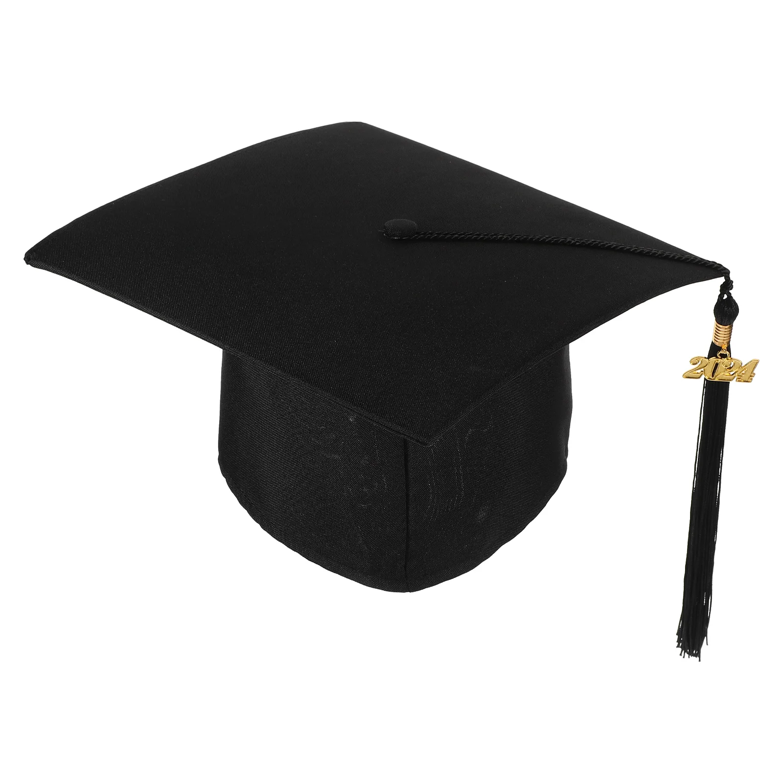 

2024 Graduation Hat With Tassel Fringe Decorations For Adults Bachelor College Ceremony Unisex Party Photo Booth Event Grad Hat