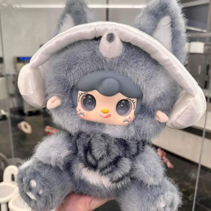 Caja ciega de felpa de vinilo versátil Yooki 400% V3, juguete de peluche suave y bonito, almohada bonita, adorno de escritorio, caja misteriosa, regalos para niñas