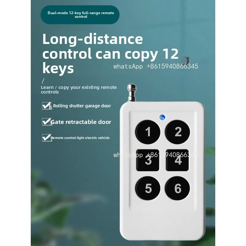 Electric roller shutter telescopic key garage door remote control All in one pair copy full range remote control
