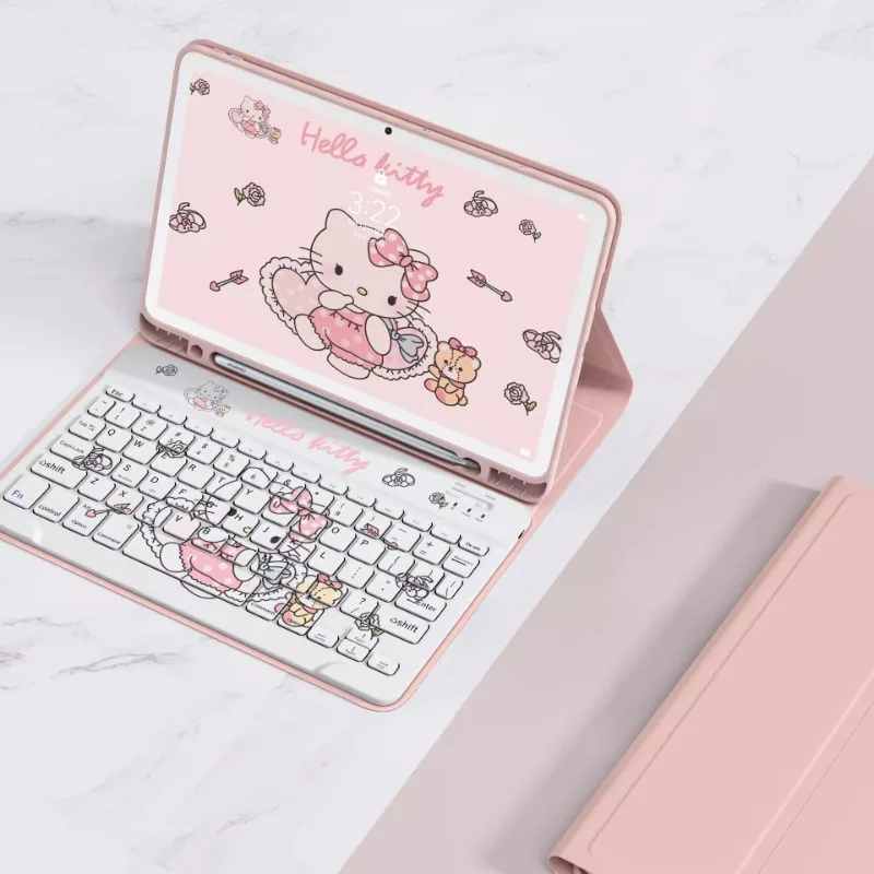 

Wireles Bluetooth Keyboard and Mouse For Huawei Protective Cover Cartoon Melody Case For MatePad Pro11in Air 11.5in Stand Case