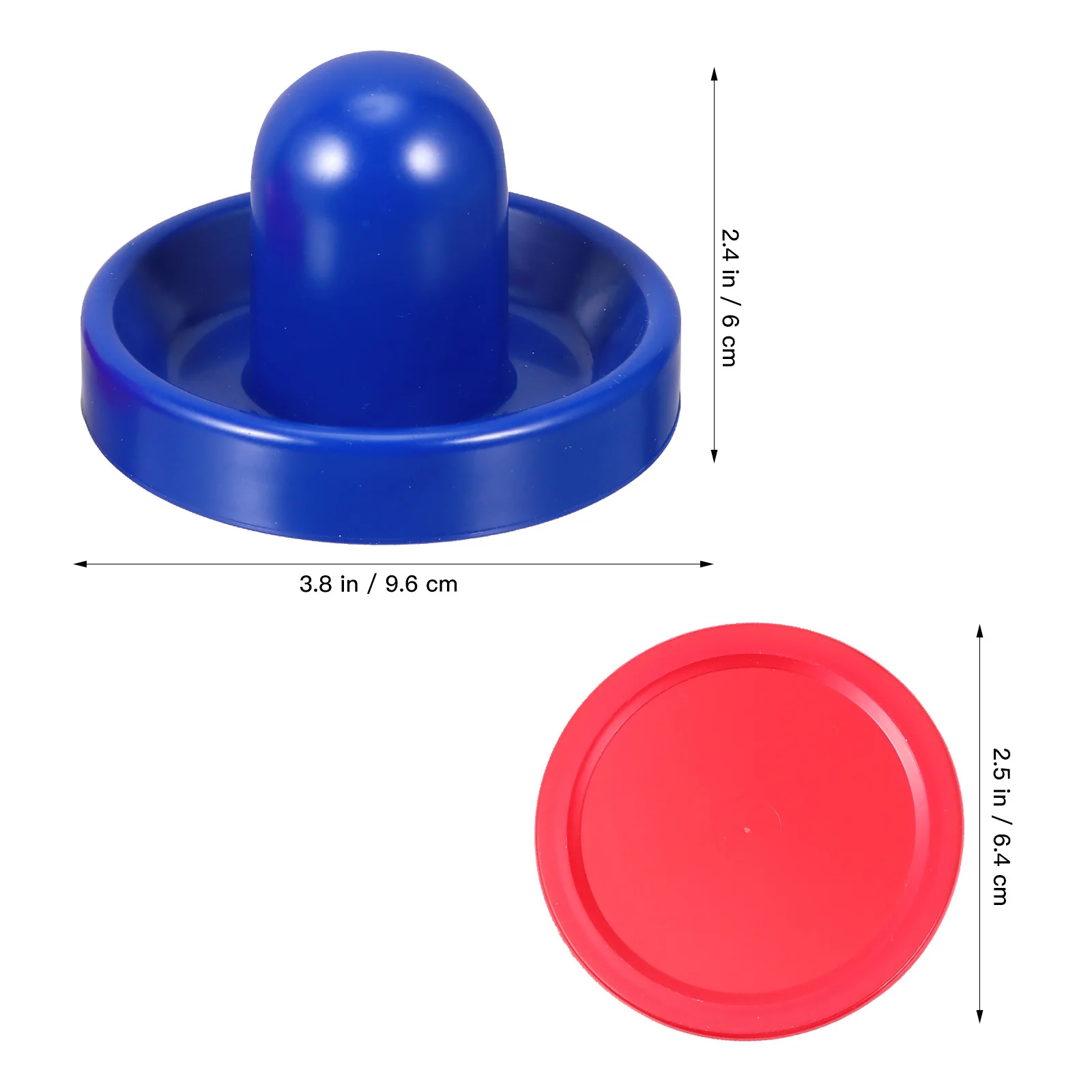 1 مجموعة البلاستيك هوكي الهواء اكسسوارات دافعات كرات الصولجان سميكة الوبر منصات استبدال أجزاء للطاولات القياسية هوكي الهواء انتهازي