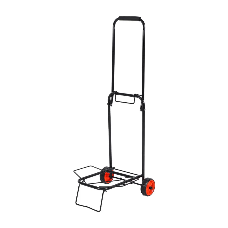 Foldable Portable Household Trolley Trolley Household Shopping Cart Outdoor Heavy Luggage Cart Small Trailer