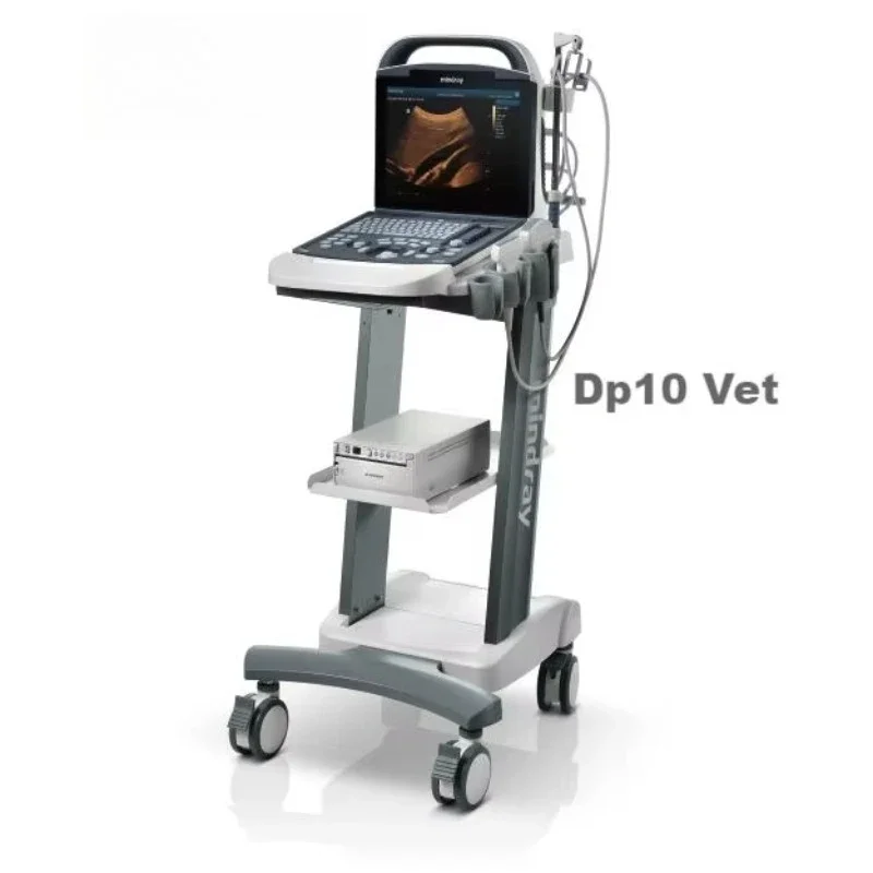 Medical Veterinary Dp10 Vet Black White 2d Ultrasound Machine Scanner Equipment with 35C20EA  Microconvex