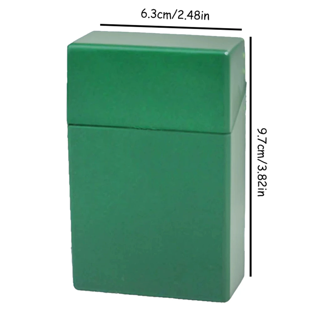 1pc Cigarette Case Pressure Proof Waterproof Hard Shell Protection Outer Button Cigarette Case