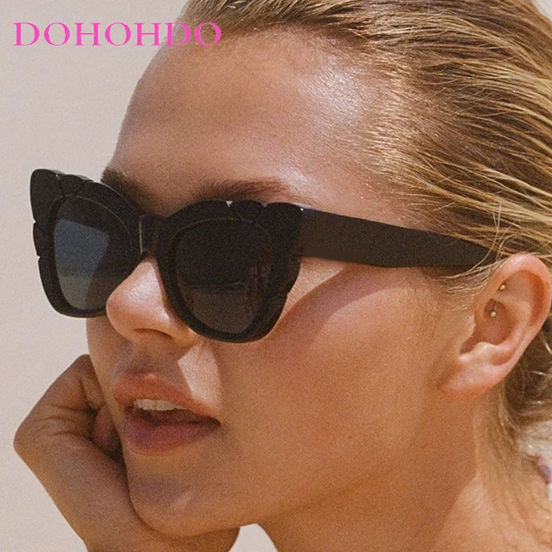 

Trendy Cat Eye Women's Sunglasses Brand Design Men Sunglass Drive Traveling Summer Fashion Shade Eyeglasses Female UV400 Lentes