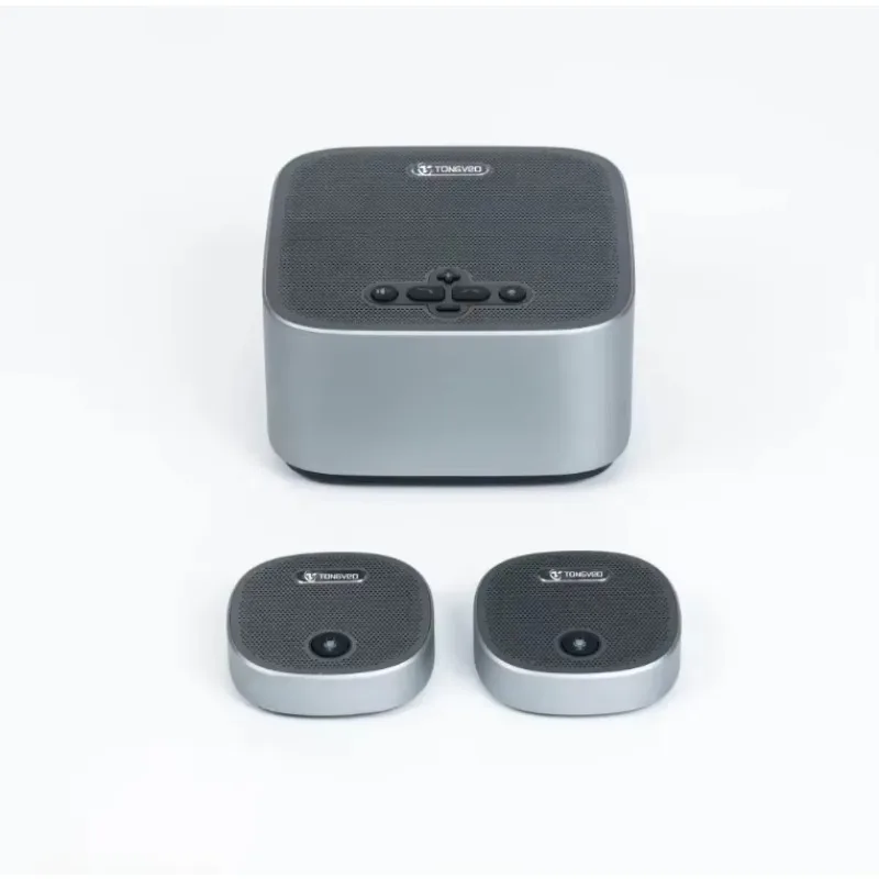 BT5.0 USB Wireless Conference Speakerphone With 8 Professional Mics 360 Voice Pickup For Audio Conference System