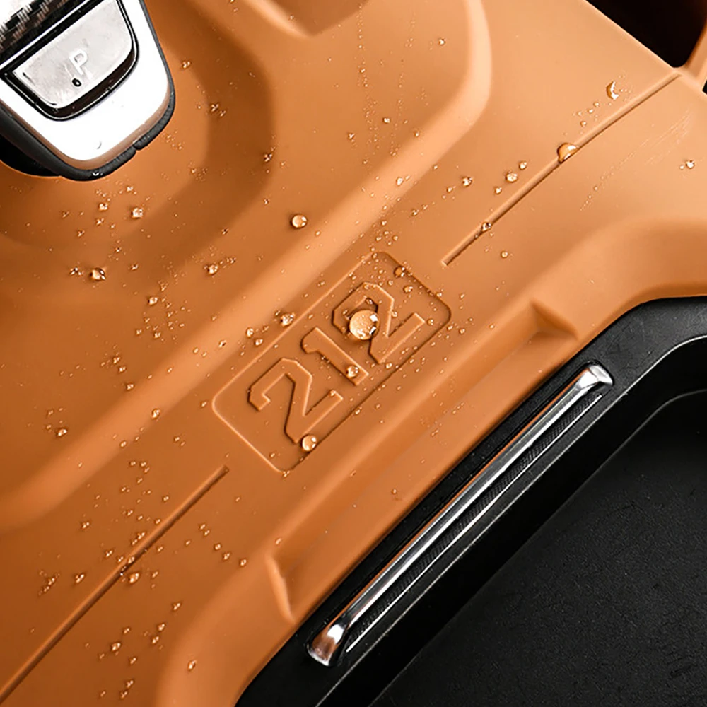 Full Package Central Control Gear Shift Panel Protective Pad Fit for BAW BAIC 212 T01 Central Control Silicone Storage Box Pad