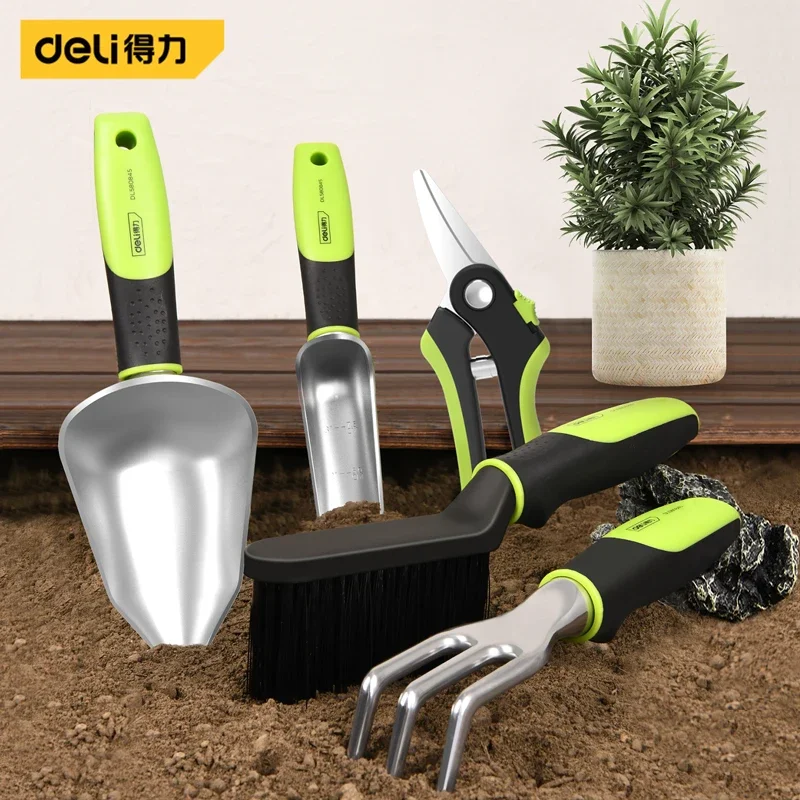 5/7 Pcs Gardening Hand Tool Set Aluminium Alloy Material Combination Kit for Gardener Multifunction Garden Bonsai Planting Tools