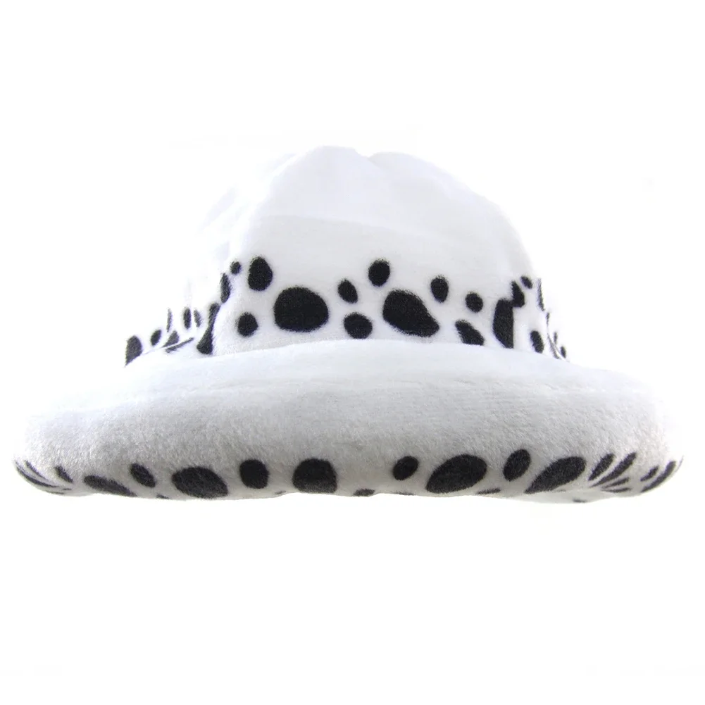 Halloween Cosplay Trafalgar Law spotty Cap Soft Plush Hat Beanies