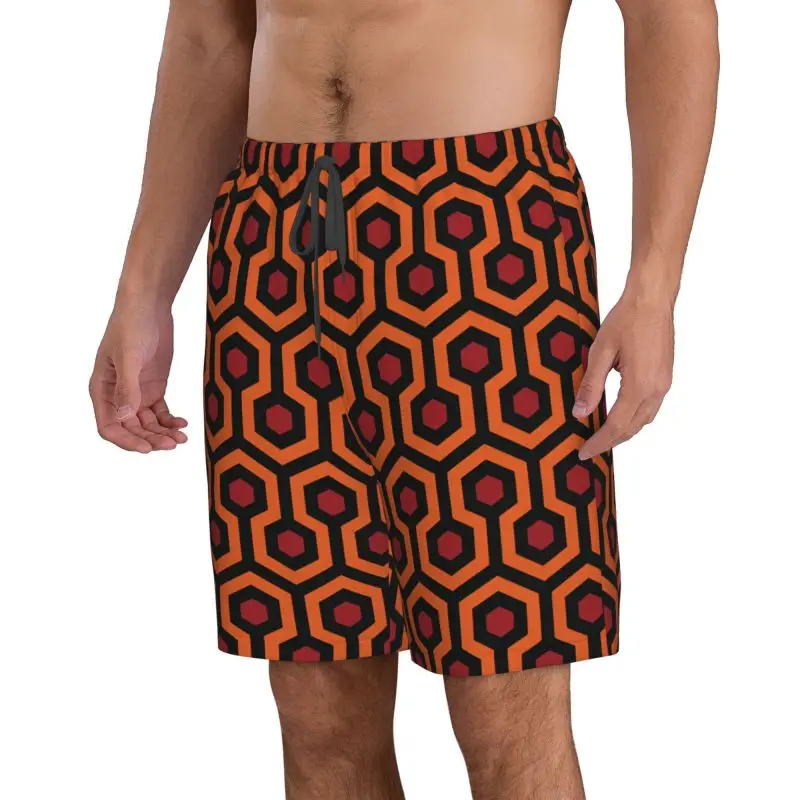 The Shining Overlook Hotel Summer Cool Flat Corner Shorts Sports Outdoor Street Stretch Shorts Beach Shorts Street
