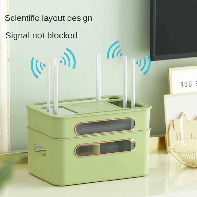 

Wifi Wireless Router Storage Box Modern Wind Storage Box Set-top Box Plug-in Board Socket Finishing Wire Artifact Storage Box