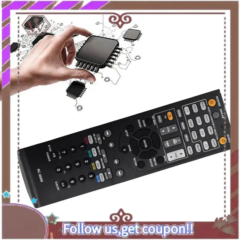 ABBG-RC‑896M AV Receiver Remote Control Replace For Onkyo RC-737M RC-801M RC-836M RC-865M RC-896M RC-762M RC-764M RC-810M Durabl
