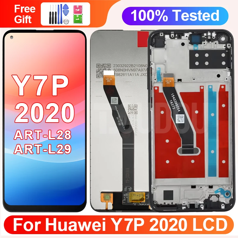 6.39'' Display For Huawei Y7P 2020 Lcd Display Touch Screen Digitizer Assembly For Y7p 2020 ART-L28 ART-L29 LCD Replacement