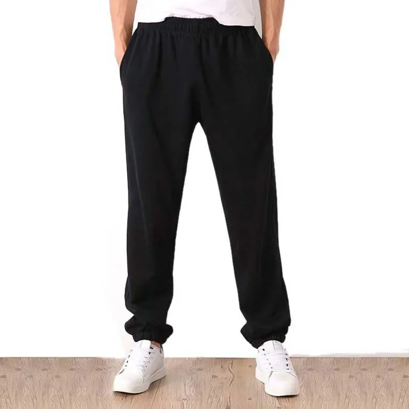 

Men Plus Size 7XL Pants Solid Baggy Loose Elastic Pants Pencil Sweatpants Casual Pants Men's Trousers Joggers Large Big 5XL 6XL