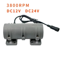 DC piccolo motore a vibrazione velocità regolabile DC 12V 24V per sistemi di avviso lettino da massaggio sedia 3800RPM